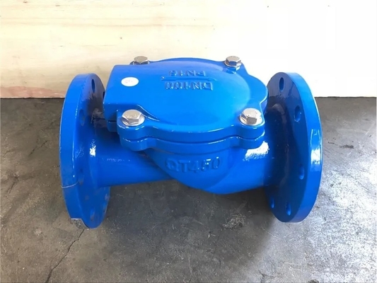 PN16 QT400 रबर फ्लैपर स्विंग चेक वाल्व