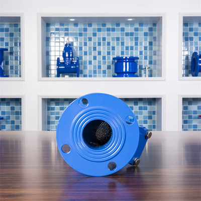 QT450 Flanged Y टाइप स्ट्रेनर GGG50 DN600 औद्योगिक कास्ट आयरन फ़िल्टर